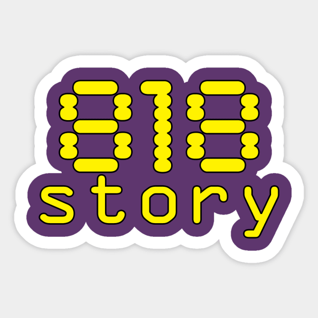 818 Story logo Sticker by msgeek